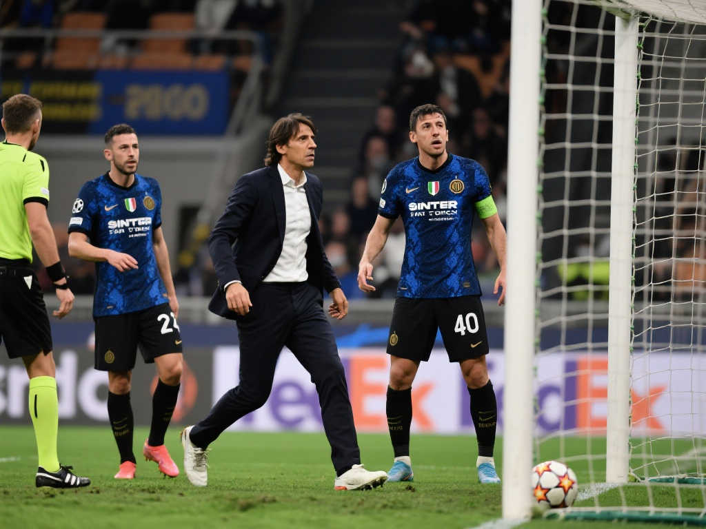 国米欧冠不败纪录终结，小因扎吉战术调控失误